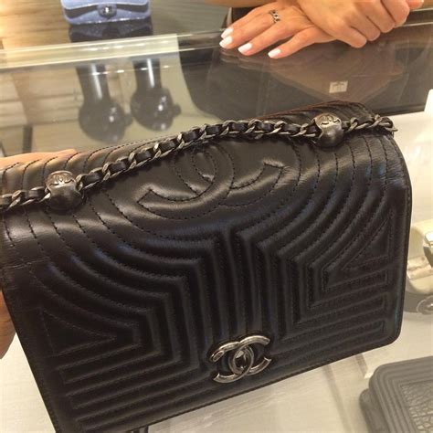 chanel le boy chevron vs quilted|Chanel bag history.